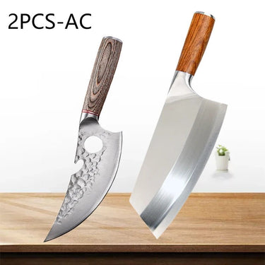 Premium Japanese Stainless Steel Bone Chopping Knife - InspiredGrabs.com